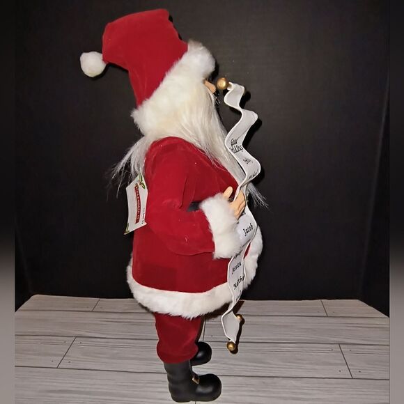 Celebrate It Christmas Holiday Treasured Santa With Good Boys & Girls List Decor - Picture 5 of 11